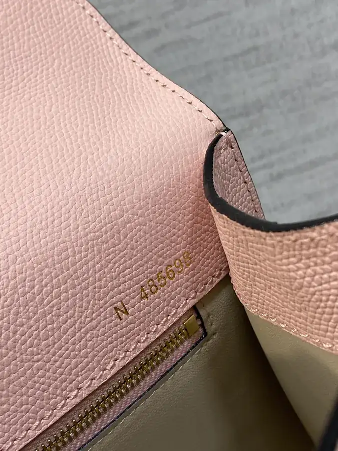 Valextra Sakura Pink Medium Bag