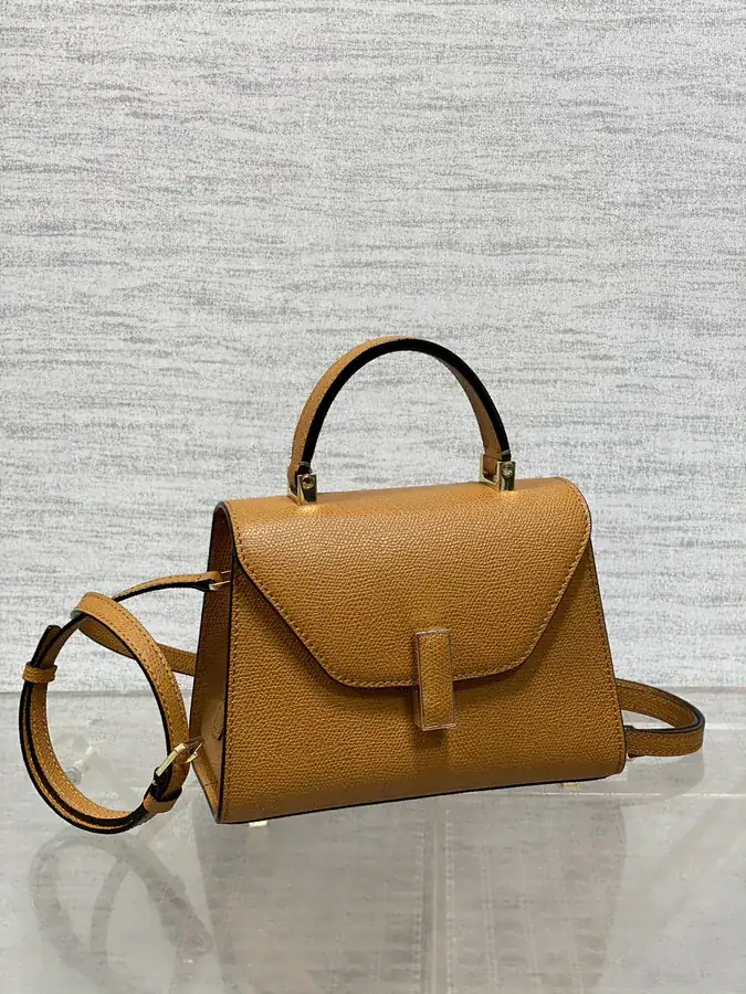 Valextra Mini Caramel
