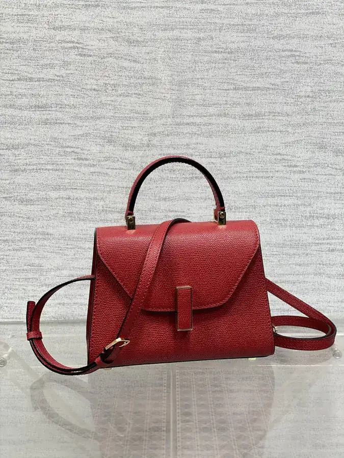 Valextra Mini Red Bag