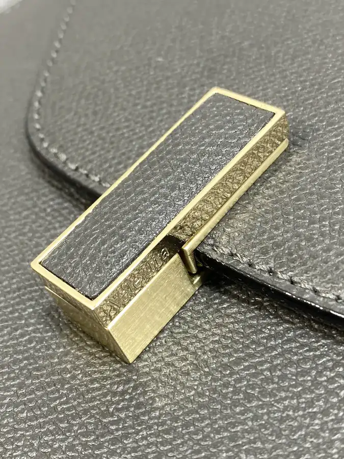 Valextra Midsize Steel Grey