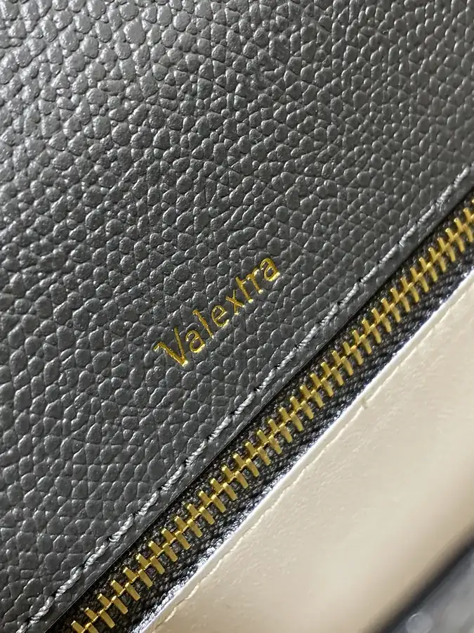 Valextra Midsize Steel Grey