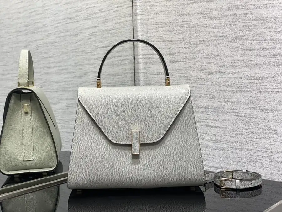 Valexstra Lside Medium Size, Minimalist Design, Grained Calfskin