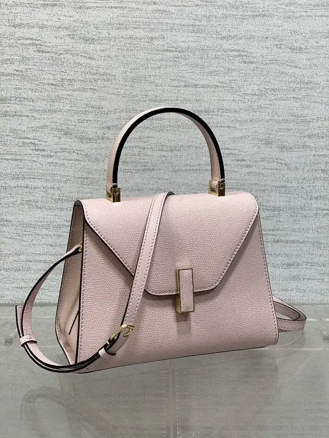 Valextra Petite Size Faux Pink Wallet