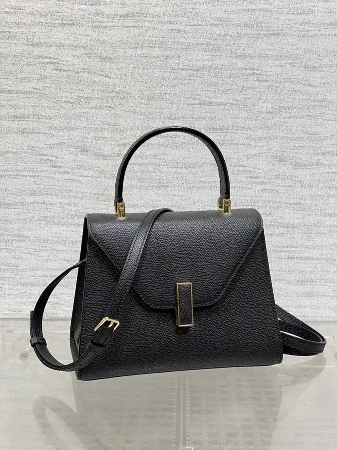 Valextra Small Size Black Wallet
