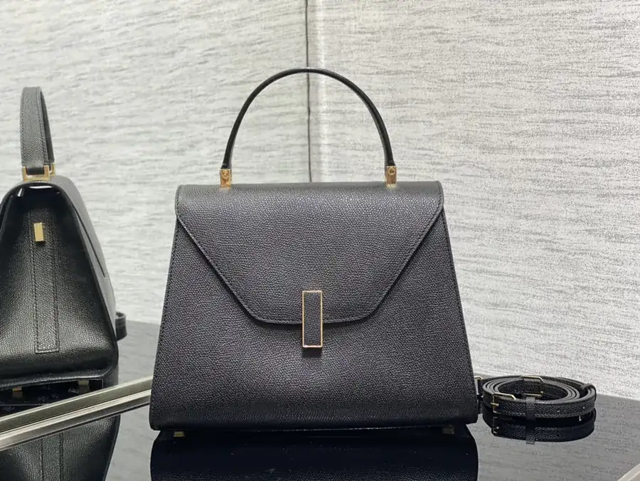 Valextra Midsize Black Bag