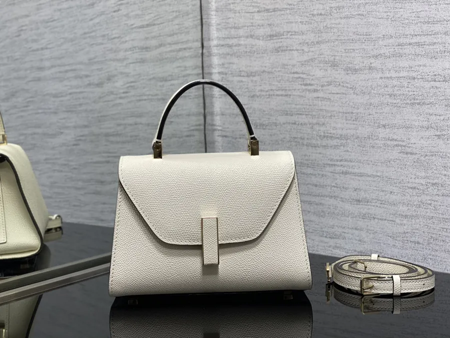 Valextra Mini White Handbag