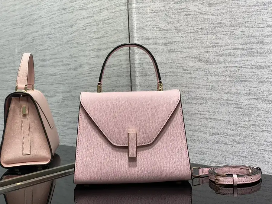 Valextra Petite Sakura Pink Wallet