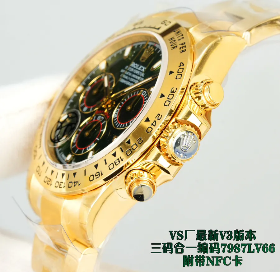 VS New 4130 Green Gold Dial Watch 40mm Cal. 4130