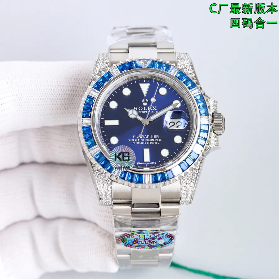 C Faceted Phantom Lover Edition Watch with Four Code Integration