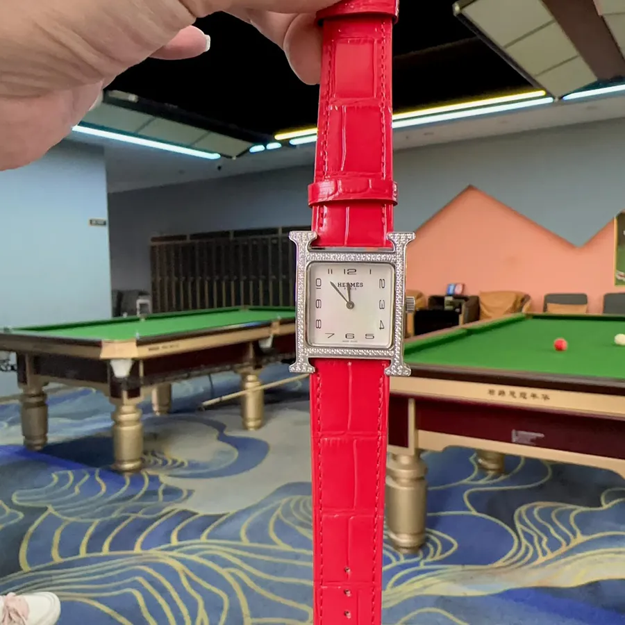 Hermes Heure H Classic Steel Band Watch