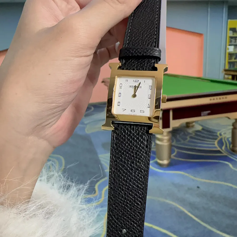 Hermes Heure H Classic Steel Belt Watch