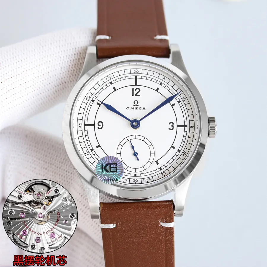 Rose Gold White Case: Special Edition Manual Mechanical Watch