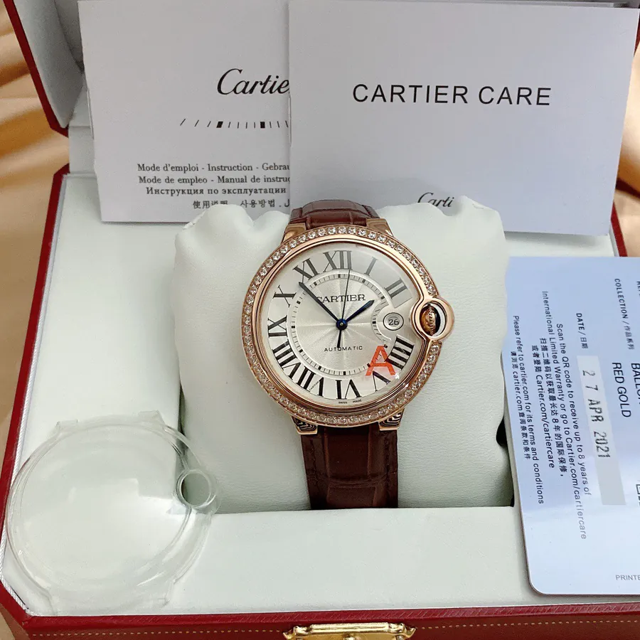 Cartier Ballon Bleu Watch with 2824 Movement