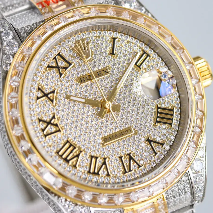New Full Diamond Jaeger LeCoultre Watch with 18k Nano Plated Case