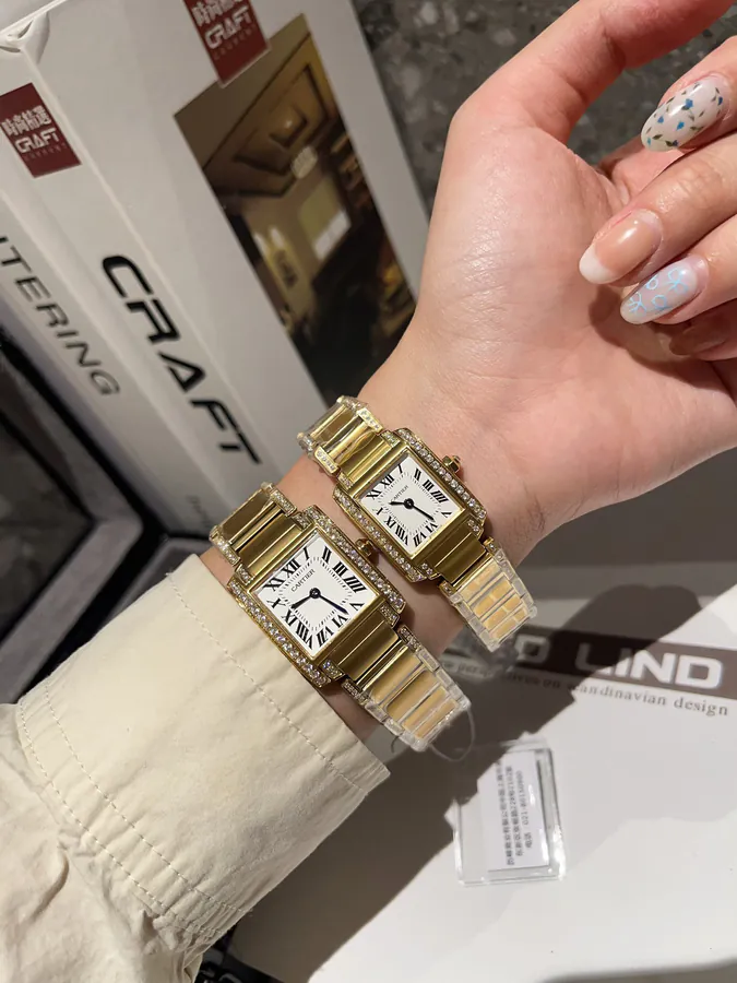Cartier French Tank Watch Compact Design for Professional Women