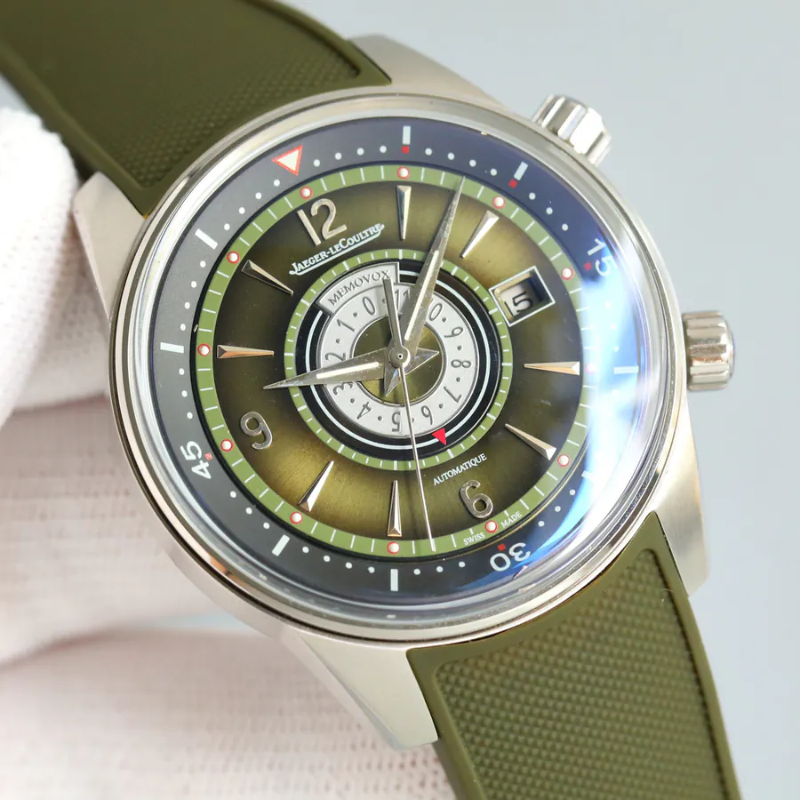 Jaeger LeCoultre Master 410257J 42mm Alarm Watch