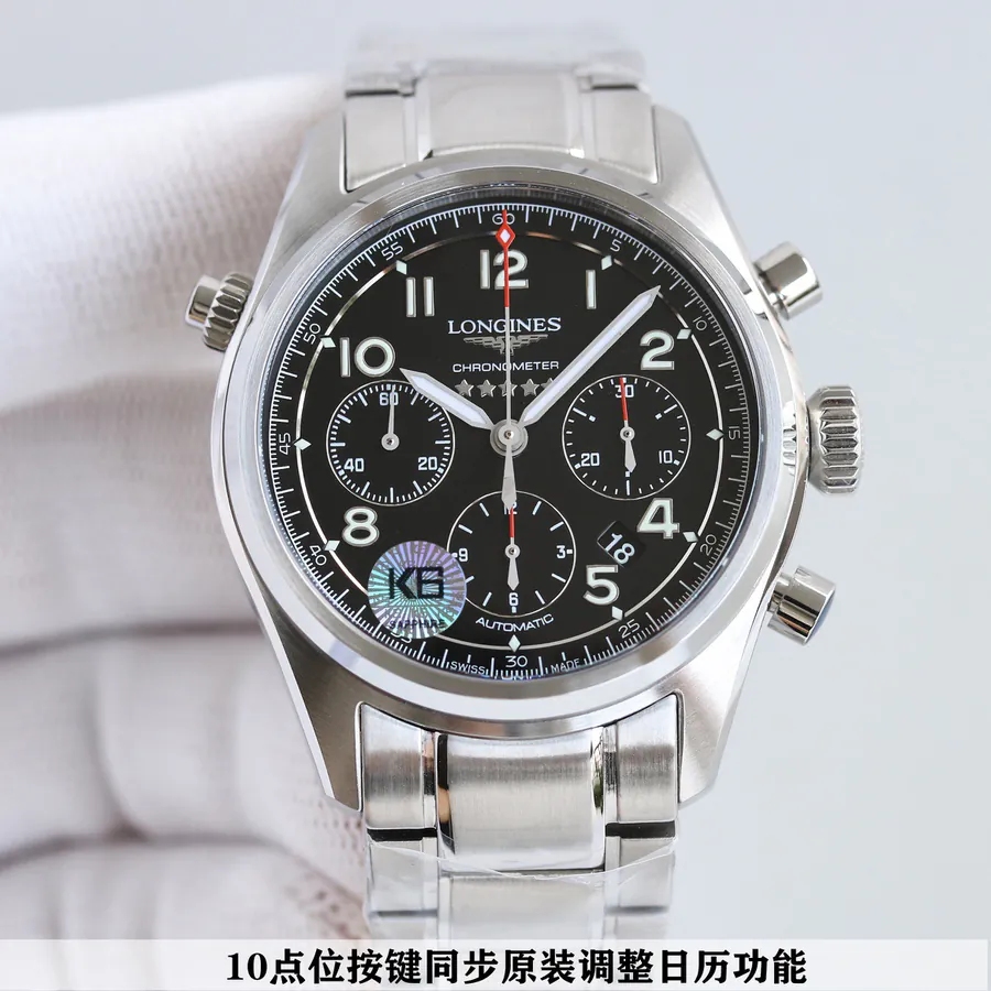 Longines Aviation Series Watch with L3.820.4.93.0 Movement
