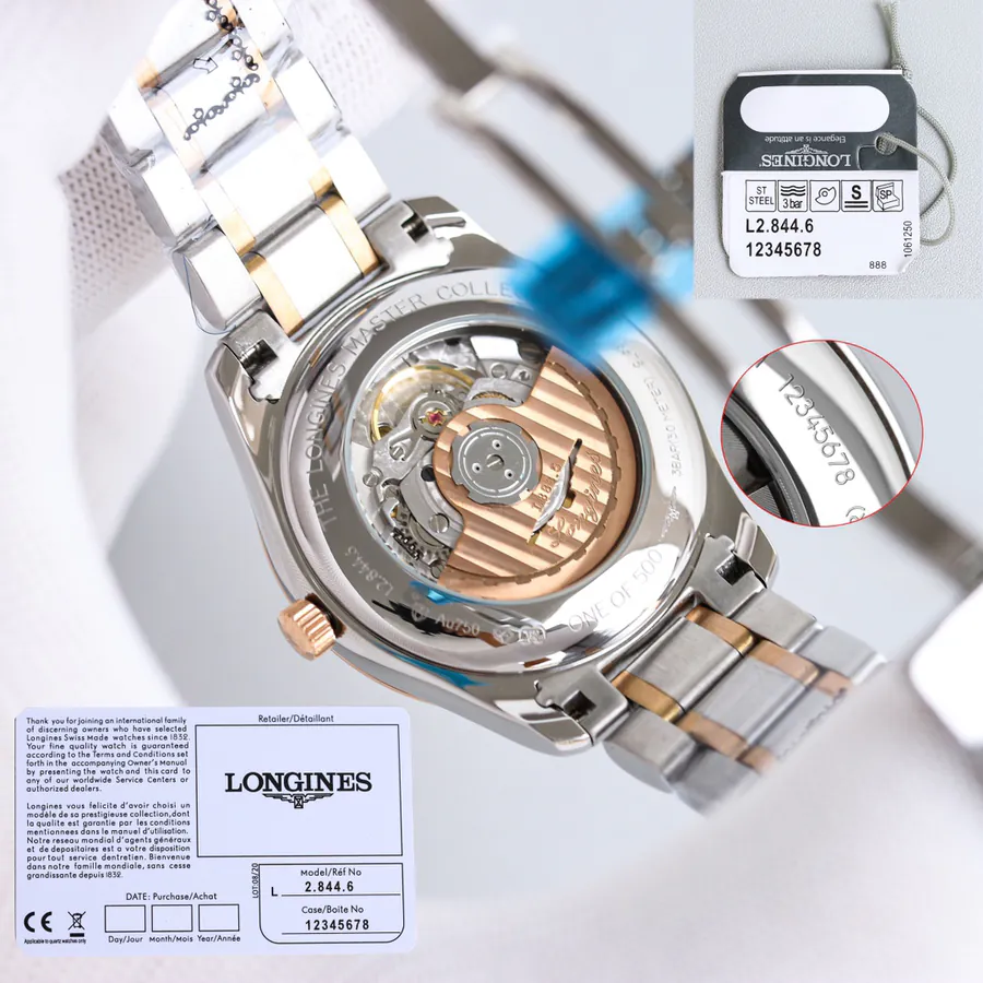 LVMH New Arrival, Longines Master Collection GMT Dual Time Watch