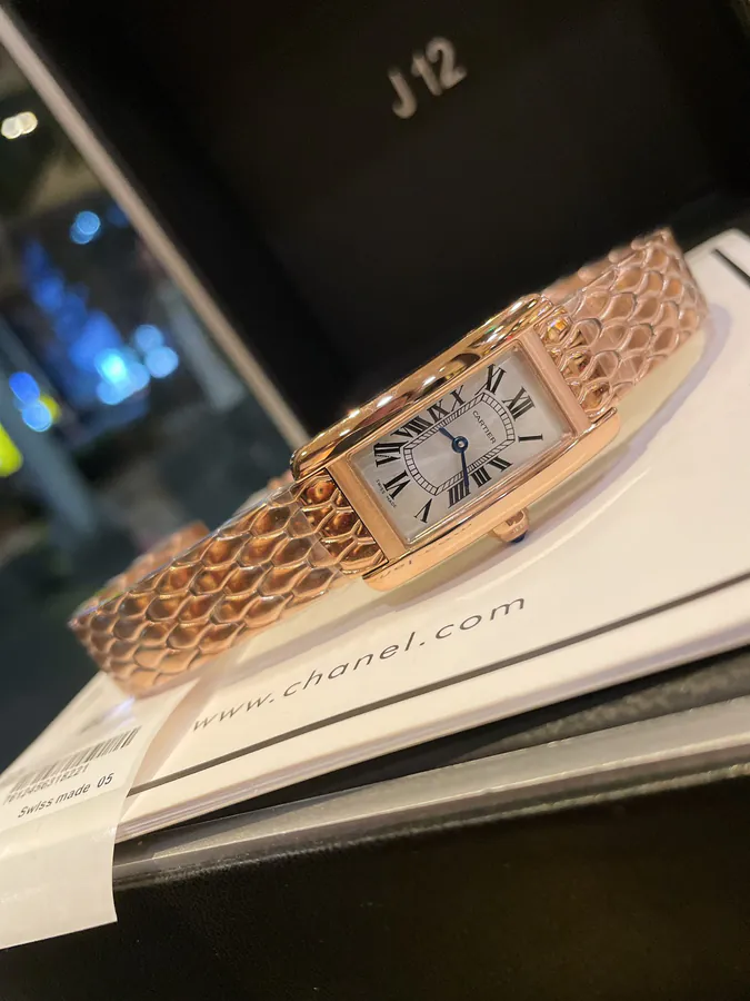 Cartier Tank Américaine Watch Small Size, Elegant Timepiece
