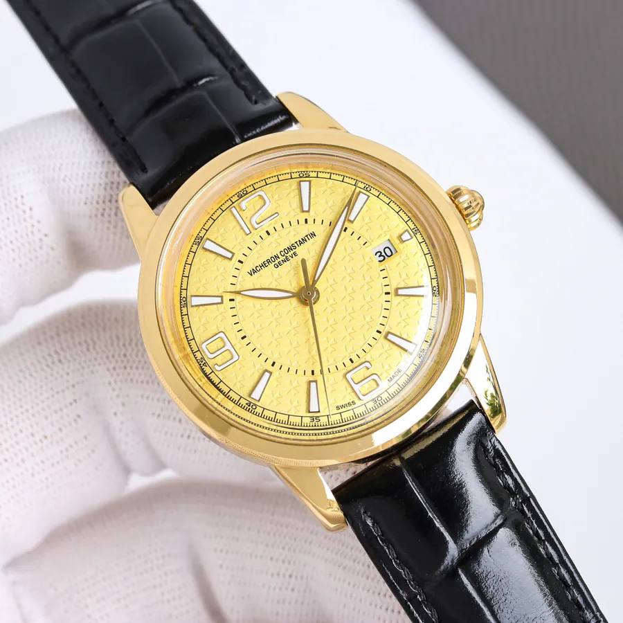 Vacheron Constantin New Watch Men's Automatic Mechanical Watch with 8mm Thin Craftsmanship