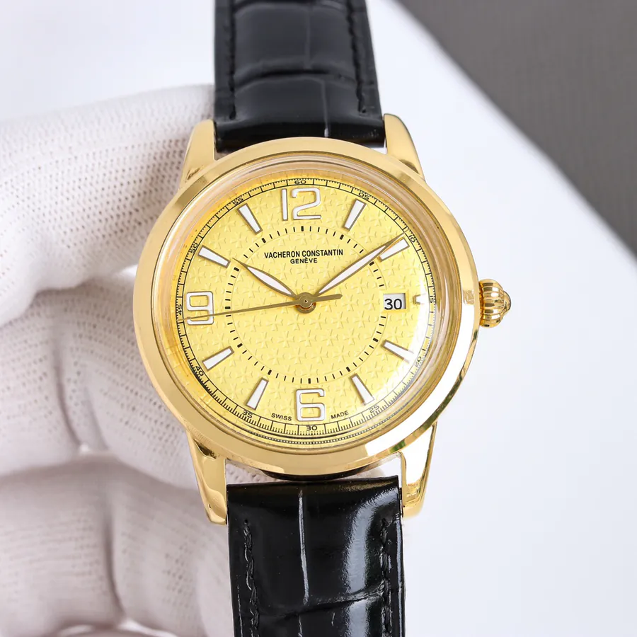 Vacheron Constantin New Watch Men's Automatic Mechanical Watch with 8mm Thin Craftsmanship
