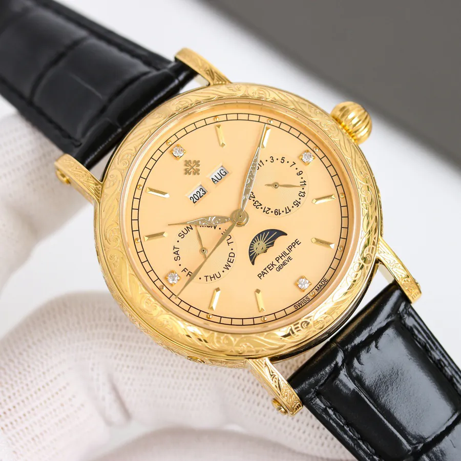 Patek Philippe 5270P 434 Supercomplication Watch with Chocolate Brown Leather Strap