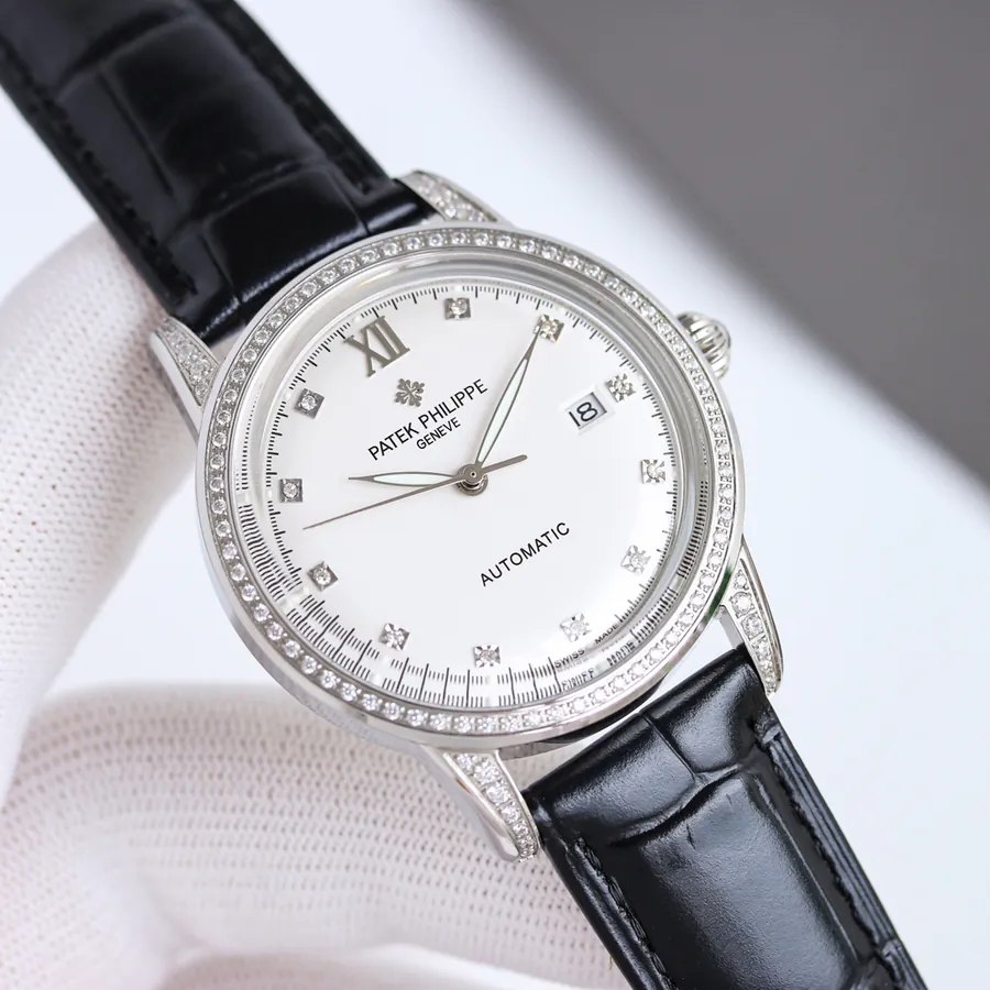 Patek Philippe New Edition Watch with White Case and Gold Case