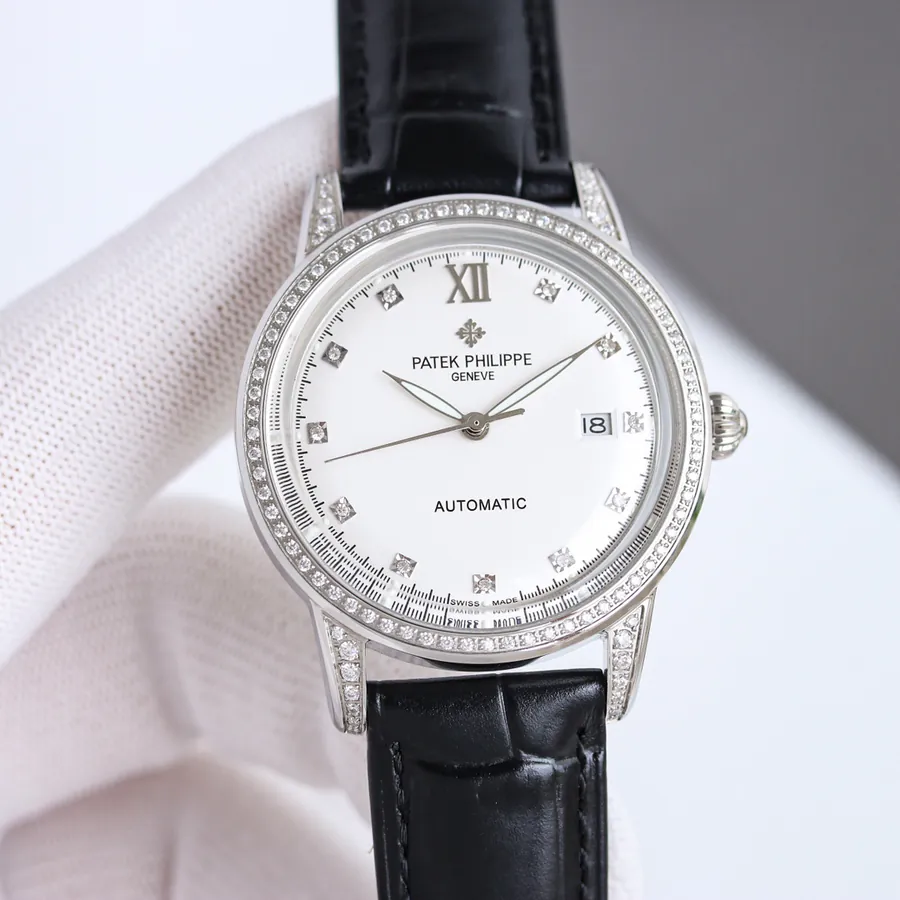Patek Philippe New Edition Watch with White Case and Gold Case