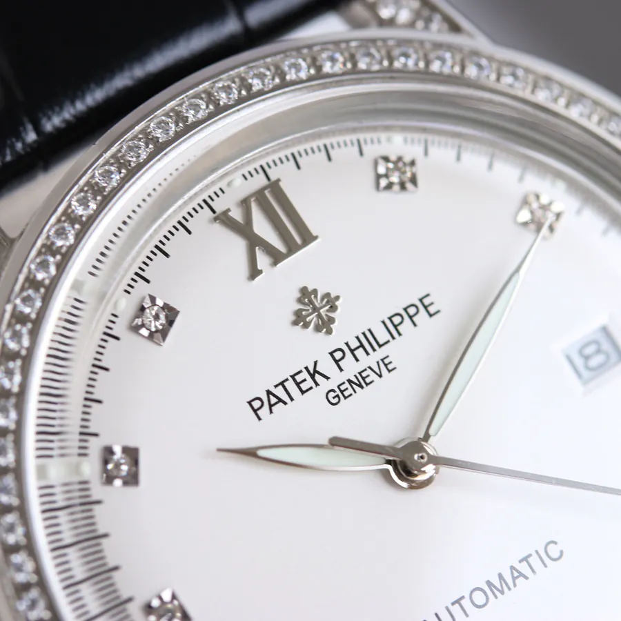 Patek Philippe New Edition Watch with White Case and Gold Case