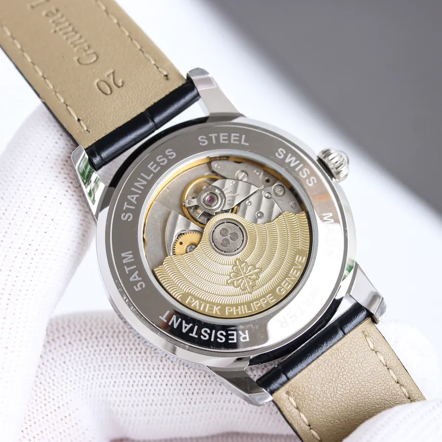 Patek Philippe New Edition Watch with White Case and Gold Case