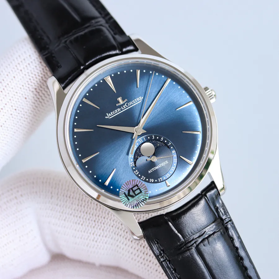 Jaeger LeCoultre Master 1200, Men's Watch with Starry Moon Phase Dial