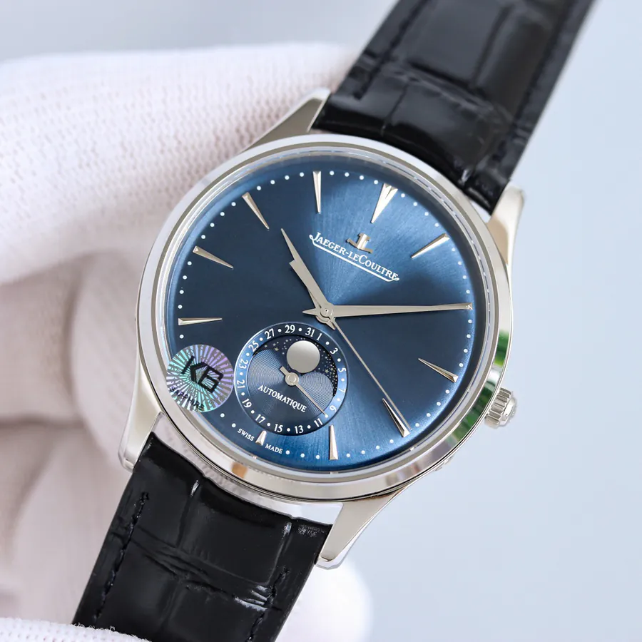 Jaeger LeCoultre Master 1200, Men's Watch with Starry Moon Phase Dial