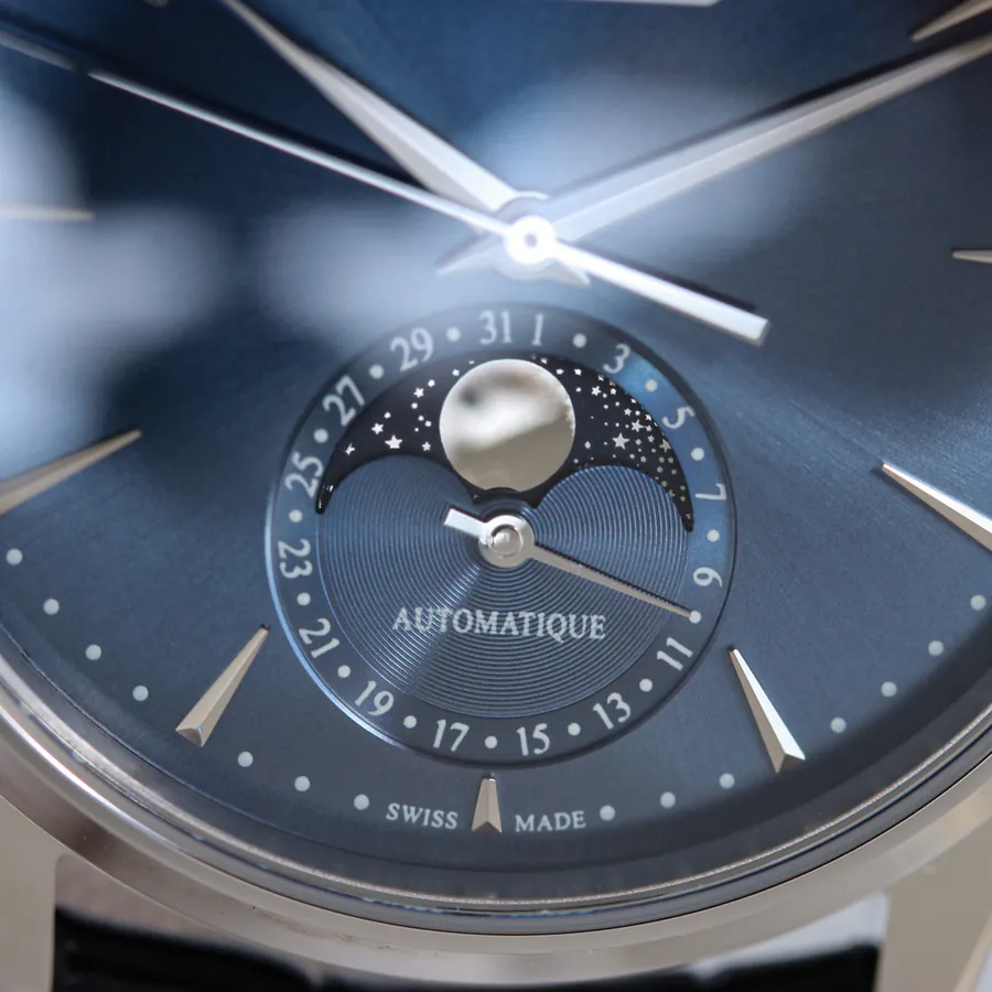 Jaeger LeCoultre Master 1200, Men's Watch with Starry Moon Phase Dial