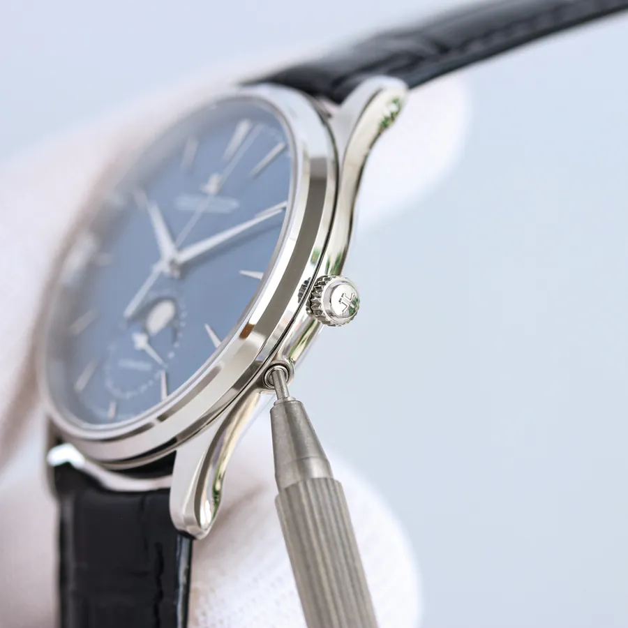 Jaeger LeCoultre Master 1200, Men's Watch with Starry Moon Phase Dial