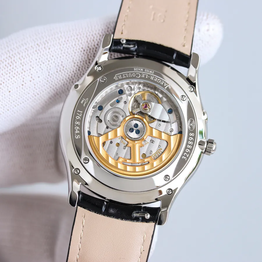 Jaeger LeCoultre Master 1200, Men's Watch with Starry Moon Phase Dial