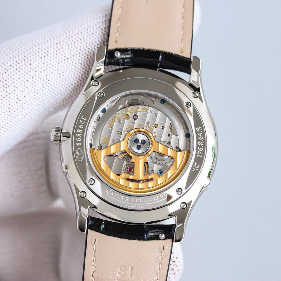 Jaeger LeCoultre Master 1200, Men's Watch with Starry Moon Phase Dial