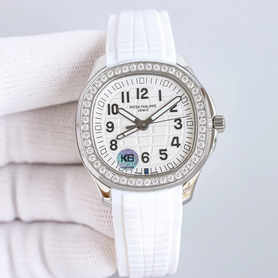 White Diamond 1500, Rose Diamond 1550 (New Clasp +50) Patek Philippe Aquanaut Luce5268