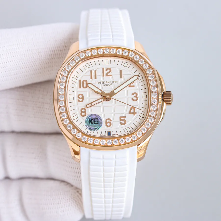 White Diamond 1500, Rose Diamond 1550 (New Clasp +50) Patek Philippe Aquanaut Luce5268