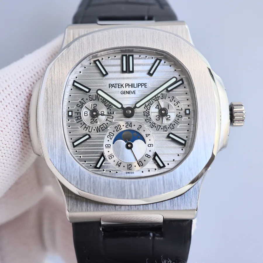 Patek Philippe Nautilus 57401G 001 40MM Watch with Year and Month Display