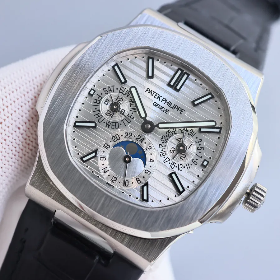 Patek Philippe Nautilus 57401G 001 40MM Watch with Year and Month Display