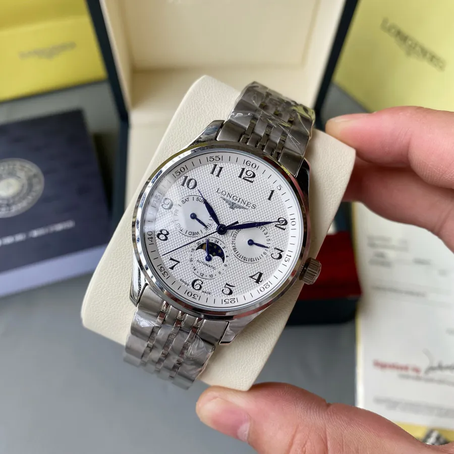 Longines Master Collection Men's Watch with Date, Day and 24 Hour Functions