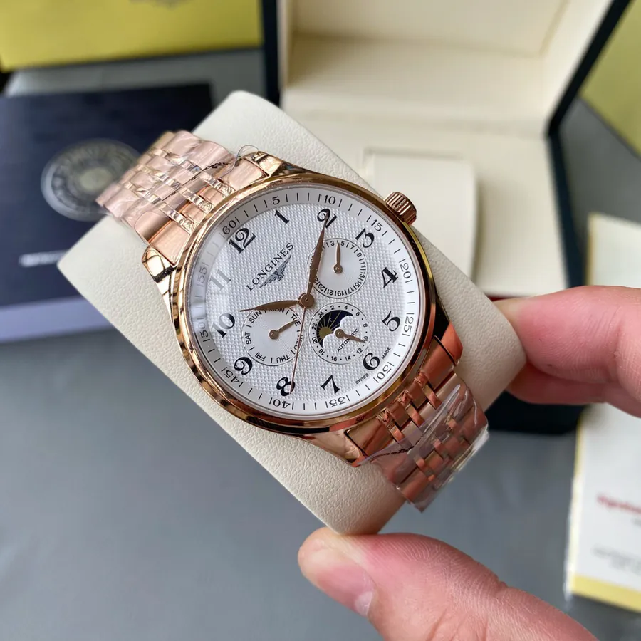 Longines Master Collection Men's Watch with Date, Day and 24 Hour Functions