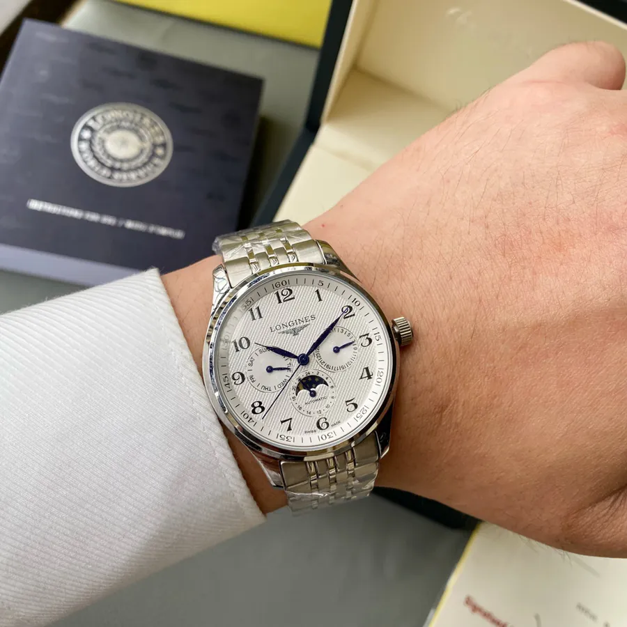 Longines Master Collection Men's Watch with Date, Day and 24 Hour Functions