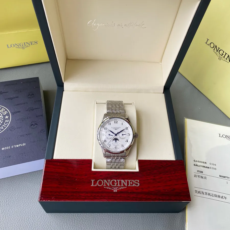 Longines Master Collection Men's Watch with Date, Day and 24 Hour Functions