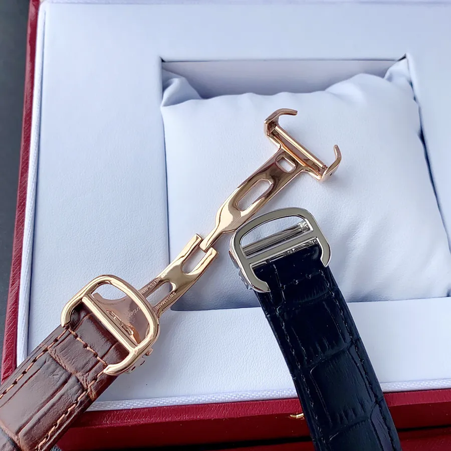 Cartier Men's Automatic Watch with Stainless Steel Strap