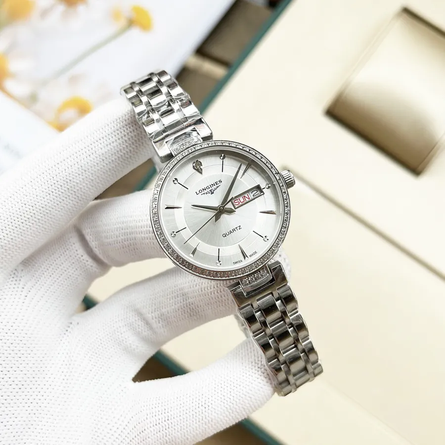 LONGINES Watch with 316 Stainless Steel Case and Band