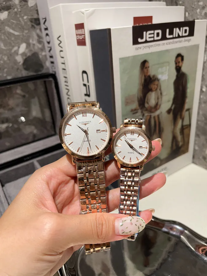 Longines情侣对表 Steel Band & 316L Stainless Steel Case