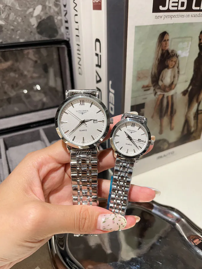 Longines情侣对表 Steel Band & 316L Stainless Steel Case