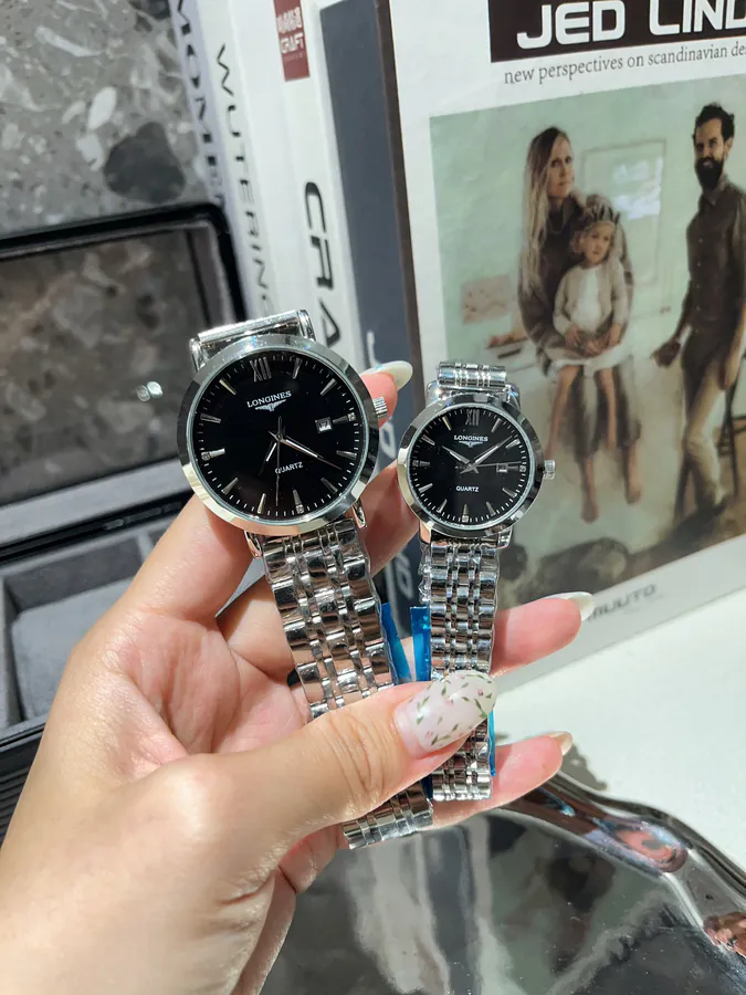 Longines情侣对表 Steel Band & 316L Stainless Steel Case