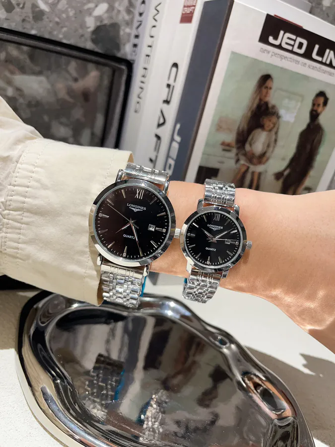 Longines情侣对表 Steel Band & 316L Stainless Steel Case